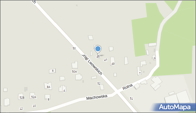 Tarnobrzeg, Orląt Lwowskich, 45, mapa Tarnobrzegu