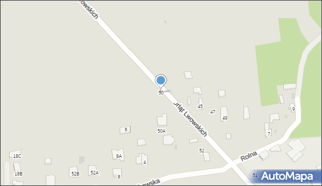 Tarnobrzeg, Orląt Lwowskich, 50, mapa Tarnobrzegu