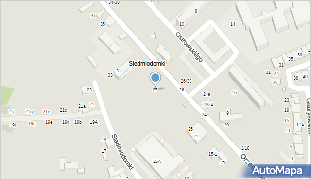 Tomaszów Mazowiecki, Orzeszkowej Elizy, 27, mapa Tomaszów Mazowiecki