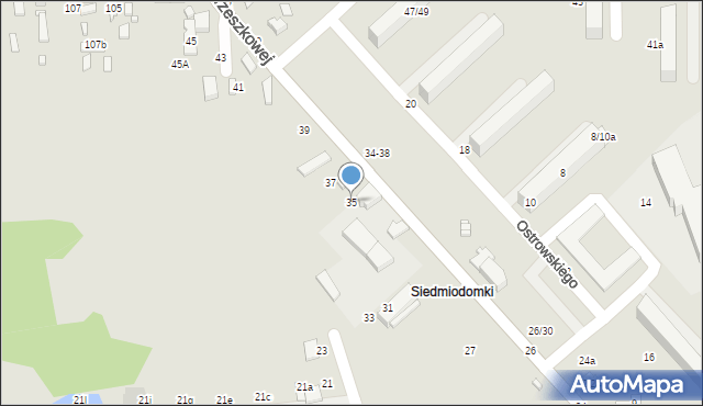 Tomaszów Mazowiecki, Orzeszkowej Elizy, 35, mapa Tomaszów Mazowiecki