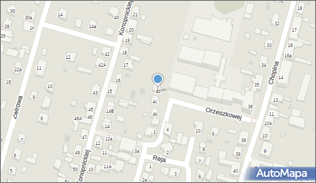 Trzcianka, Orzeszkowej Elizy, 4d, mapa Trzcianka