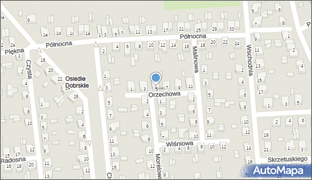 Turek, Orzechowa, 5, mapa Turka