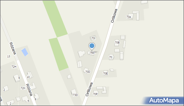 Tymienice, Orlikowa, 65, mapa Tymienice