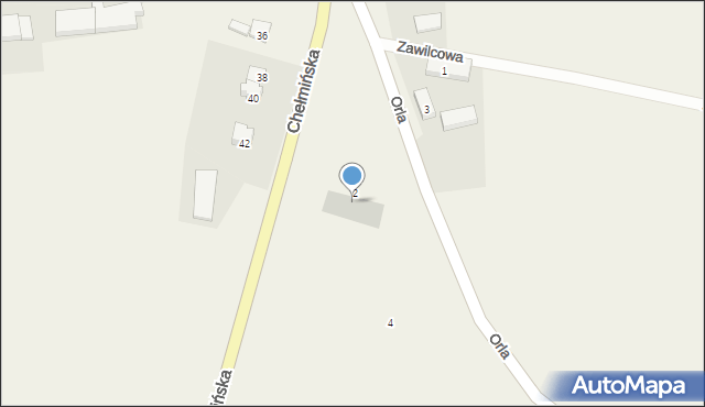 Udorpie, Orla, 2, mapa Udorpie