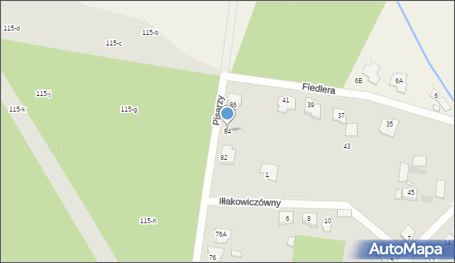 Wągrowiec, Orzeszkowej Elizy, 84, mapa Wągrowiec