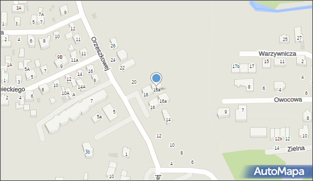 Wejherowo, Orzeszkowej Elizy, 18a, mapa Wejherowo