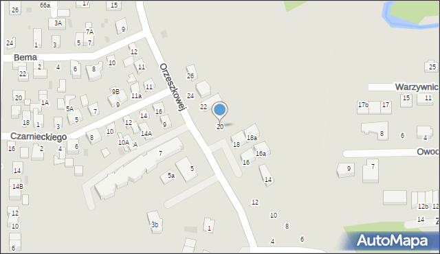 Wejherowo, Orzeszkowej Elizy, 20, mapa Wejherowo