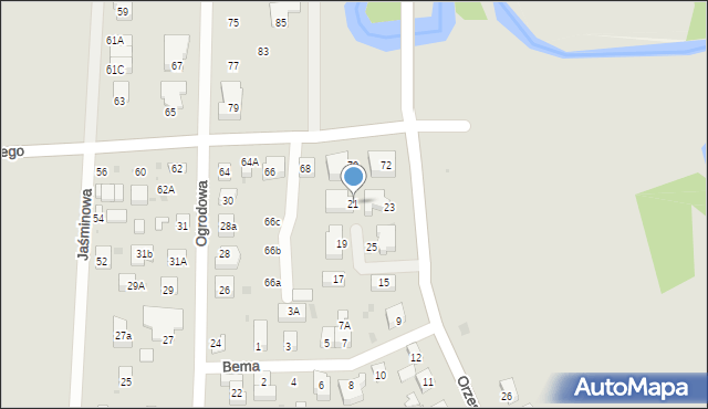 Wejherowo, Orzeszkowej Elizy, 21, mapa Wejherowo