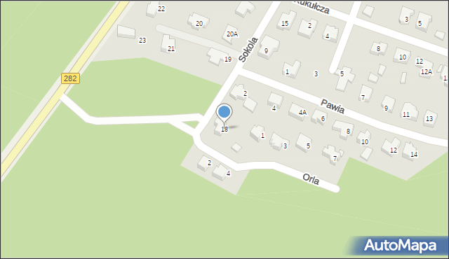 Wilkanowo, Orla, 18, mapa Wilkanowo
