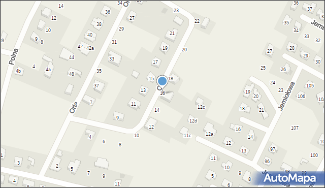 Wojnowice, Orla, 16, mapa Wojnowice