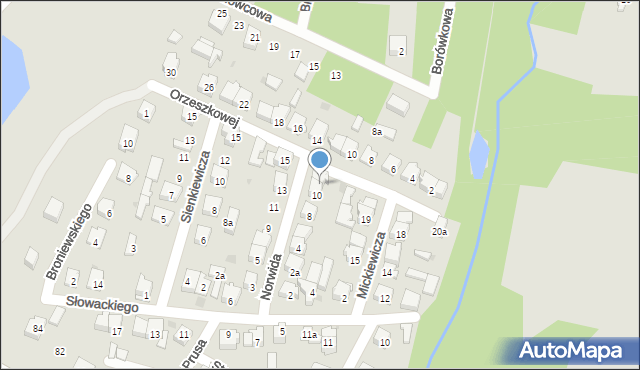 Żarki, Orzeszkowej Elizy, 3, mapa Żarki