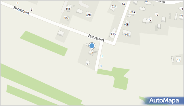 Zbylitowska Góra, Orzechowa, 2, mapa Zbylitowska Góra