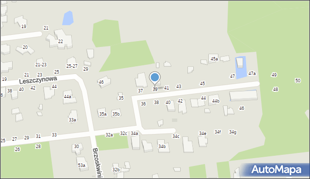 Zgierz, Orzechowa, 39, mapa Zgierz