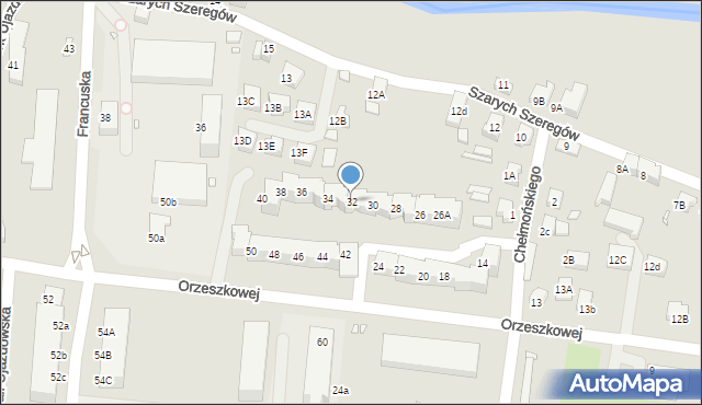 Zgorzelec, Orzeszkowej Elizy, 32, mapa Zgorzelec