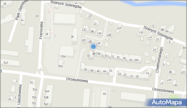 Zgorzelec, Orzeszkowej Elizy, 38, mapa Zgorzelec