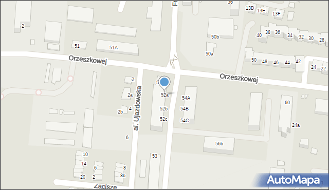 Zgorzelec, Orzeszkowej Elizy, 52a, mapa Zgorzelec