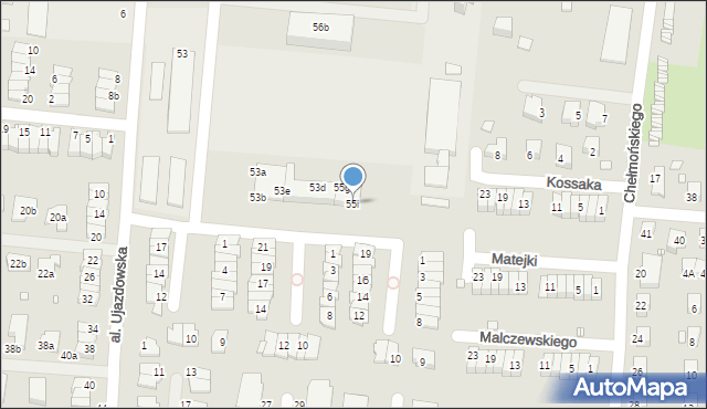 Zgorzelec, Orzeszkowej Elizy, 55i, mapa Zgorzelec
