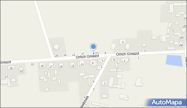 Zrębice, Orlich Gniazd, 8, mapa Zrębice