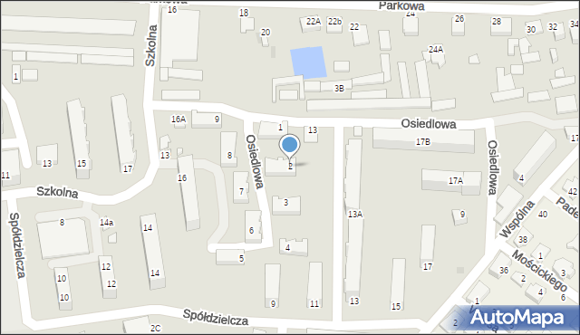 Aleksandrów Kujawski, Osiedlowa, 2, mapa Aleksandrów Kujawski