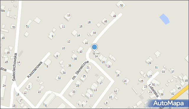 Annopol, Osiedle Słoneczne, 26, mapa Annopol
