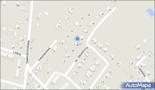 Annopol, Osiedle Słoneczne, 38, mapa Annopol