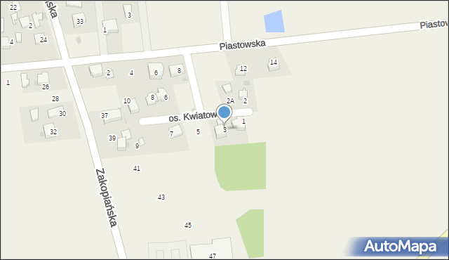 Babice, Osiedle Kwiatowe, 3, mapa Babice