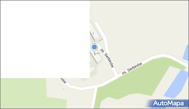 Babsk, Osiedle Serbinów, 2, mapa Babsk