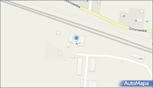 Baczyna, Osiedlowa, 16, mapa Baczyna
