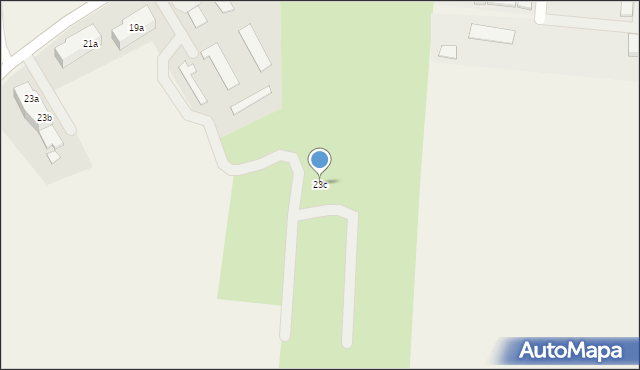 Baczyna, Osiedlowa, 23c, mapa Baczyna