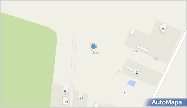 Baczyna, Osiedlowa, 52, mapa Baczyna