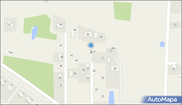 Bartodzieje, Osiedle Bartscha M., kpt., 28, mapa Bartodzieje