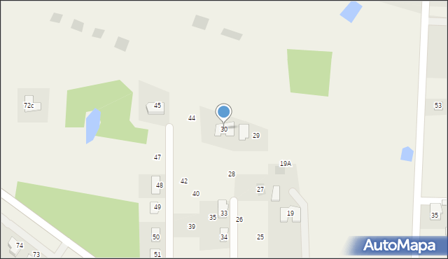 Bartodzieje, Osiedle Bartscha M., kpt., 30, mapa Bartodzieje
