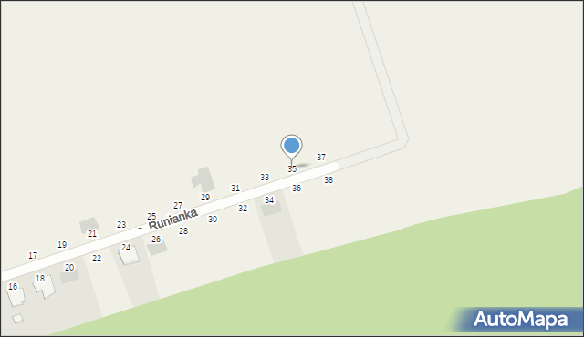 Bartodzieje, Osiedle Runianka, 35, mapa Bartodzieje