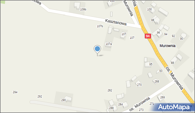 Bębło, Osiedle Murownia, 99a, mapa Bębło