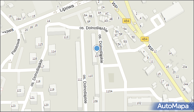 Bełchatów, Osiedle Dolnośląskie, 111, mapa Bełchatów