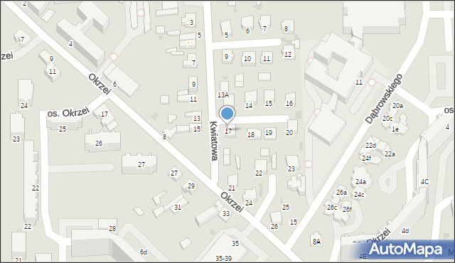 Bełchatów, Osiedle Konopnickiej Marii, 17, mapa Bełchatów