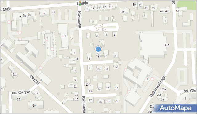 Bełchatów, Osiedle Konopnickiej Marii, 6, mapa Bełchatów