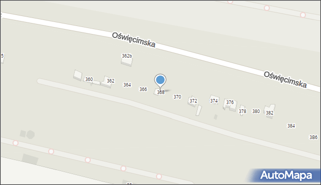 Bieruń, Oświęcimska, 368, mapa Bieruń