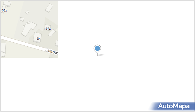 Biskupice Ołoboczne, Ostrowska, 52, mapa Biskupice Ołoboczne