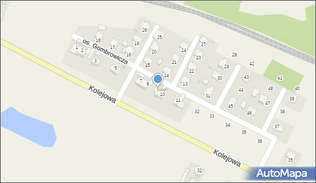 Bodzechów, Osiedle Gombrowicza Witolda, 9, mapa Bodzechów