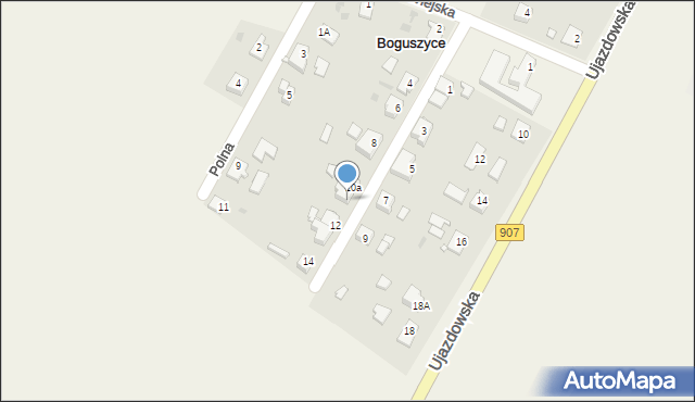 Boguszyce, Osiedlowa, 10b, mapa Boguszyce