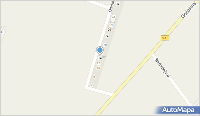 Bojszowy, Osiedlowa, 14, mapa Bojszowy