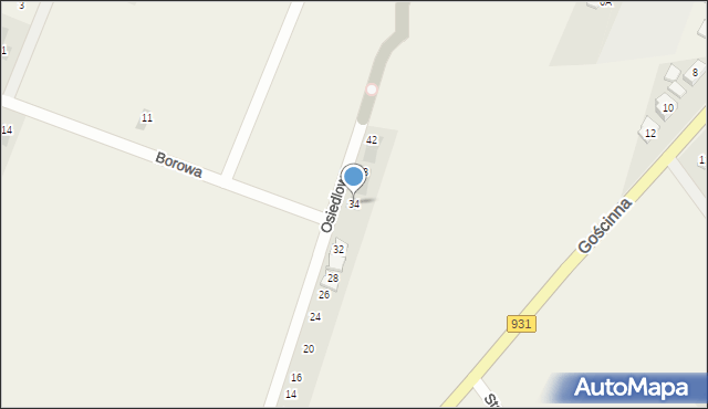 Bojszowy, Osiedlowa, 34, mapa Bojszowy