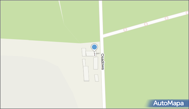 Bolesław, Osadowa, 1, mapa Bolesław