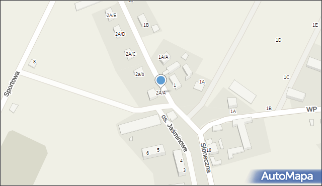 Boleszkowice, Osadników, 2A/A, mapa Boleszkowice