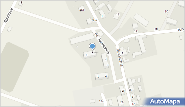 Boleszkowice, Osiedle Jaśminowe, 5, mapa Boleszkowice