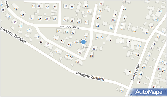 Borek Wielkopolski, Osiedle 600-lecia, 57, mapa Borek Wielkopolski