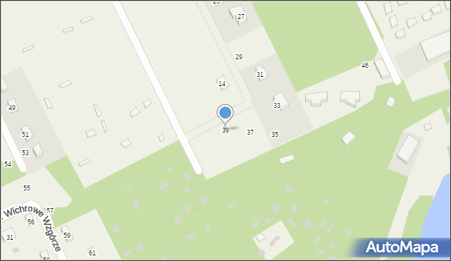 Borzechowo, Osiedle Słoneczne Wzgórze, 39, mapa Borzechowo