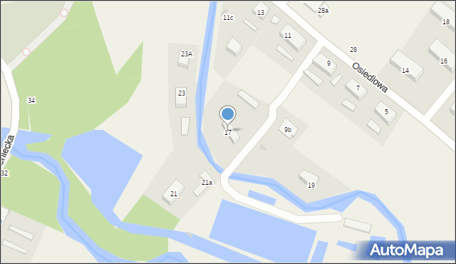 Bożepole Wielkie, Osiedlowa, 17, mapa Bożepole Wielkie