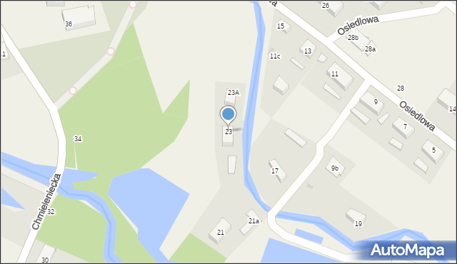 Bożepole Wielkie, Osiedlowa, 23, mapa Bożepole Wielkie